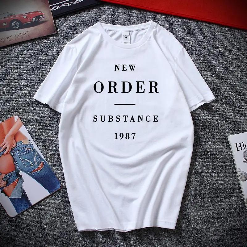 New Order Substance 1987 T Shirt 80'S Synth Rock New Wave Bizarre Premium Cotton Xmas Gift T Shirt Top Camiseta Masculina