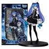 17CM Anime Hatsune Miku Project DIVA Arcade Future Tone Hatsune Miku Vestido Preto Lolita Modelo Brinquedo Coleção de Presentes Figura de Ação