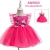 Satijnen Prinsessenjurken Collectie voor Kinderen, Halloween Meisjes Rollenspel Formele Jurk