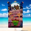 Quick Dry Beach Towel Teenage Mutant Ninja Turtles Pattern, Lightweight Absorbent Towel for Pool Beach Vacation Use