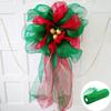 Christmas Mesh Tulle Roll Fabric Tree Pendant Merry Christmas Decor For Home 2025 Xmas Gifts DIY Craft Cristmas Navidad New Year