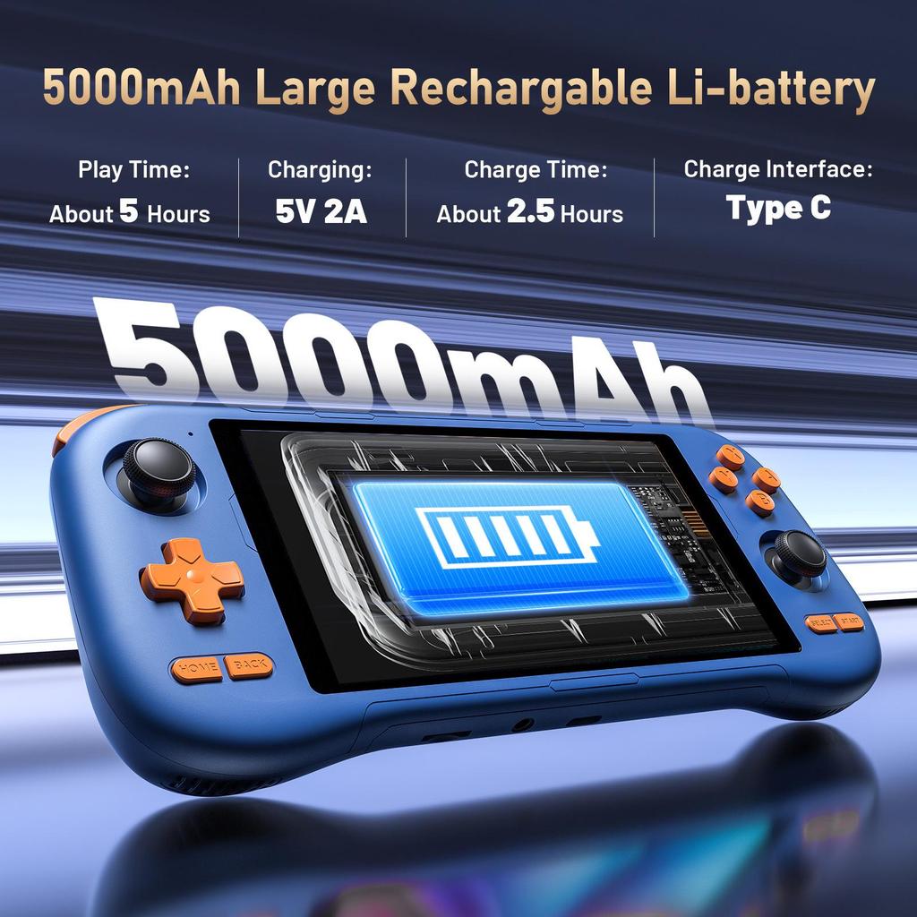 K56 Retro Game Console: Android 14, HD ISP Screen, PSP-Style & N64 Arcade Gaming.