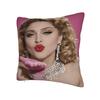 Singer M-Madonna Pillowcases Kawaii Pillow Case For Living Room Sofa Graphic Pillow Cover