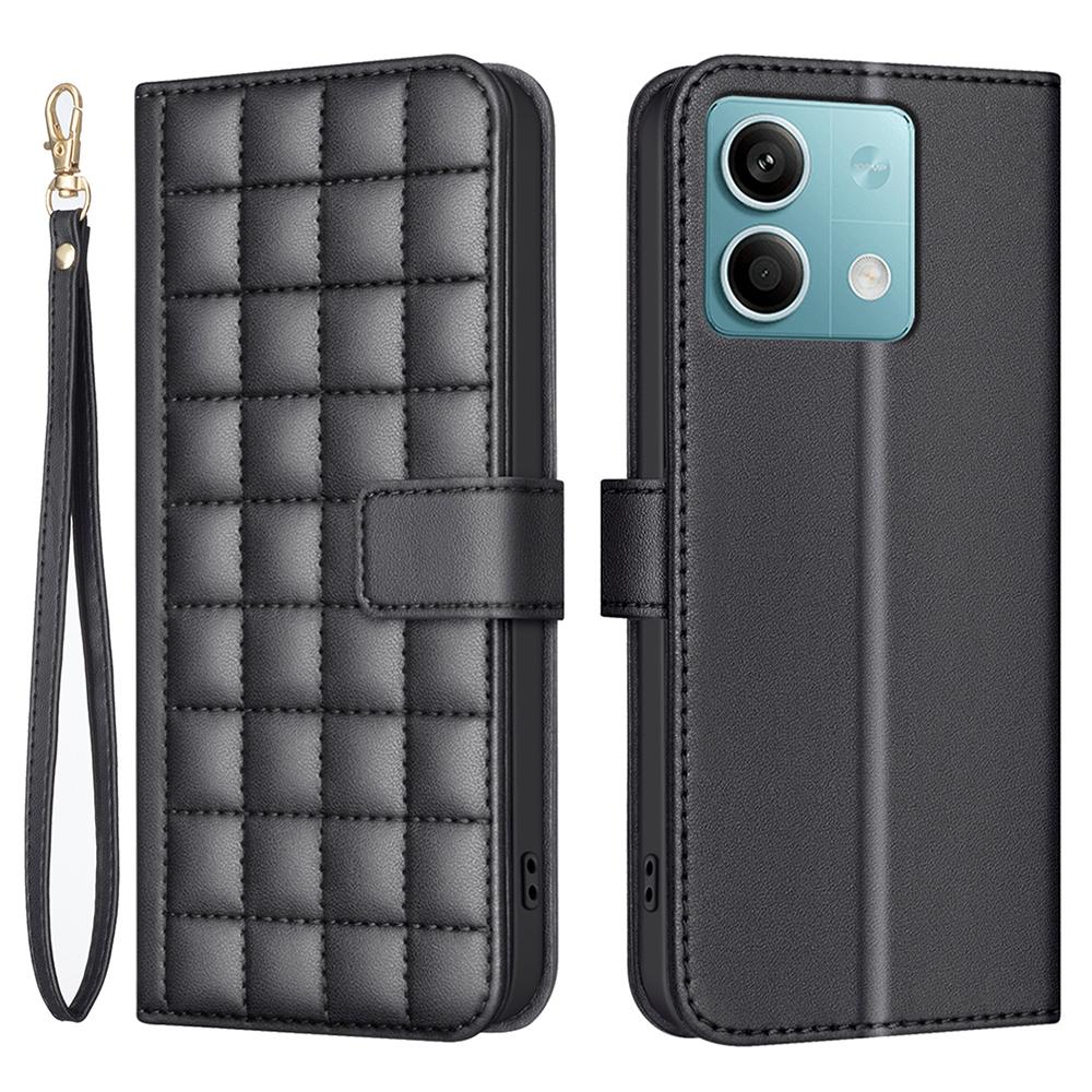 

For Xiaomi Redmi Note 13 5G Leather Case Wallet Stand Cover Black