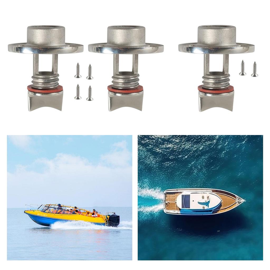 Marine Drain Plug Easy Installation Replaces High Reliability Wear Resistant Spare Part Fits 1 inch Hole for Boat Dinghy