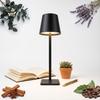 Metal Table Lamp 36 Cm Black Rechargeable With Usb-C Charging