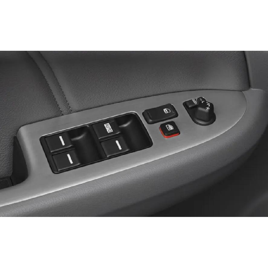 Cover Trim Window Lift Panel Switch Carbon Fiber Sticker For Honda Accord 03-07