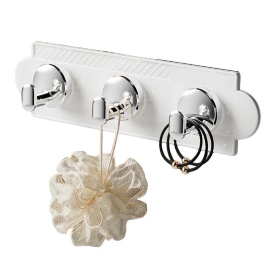 Self-Adhesive Wall Bathroom Hook Strong Load-bearing Hanger Organizer Hook