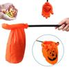 Accessoire Halloween - SIROCO - Main à Bonbons - Orange et Noir - 45 cm - Réutilisable