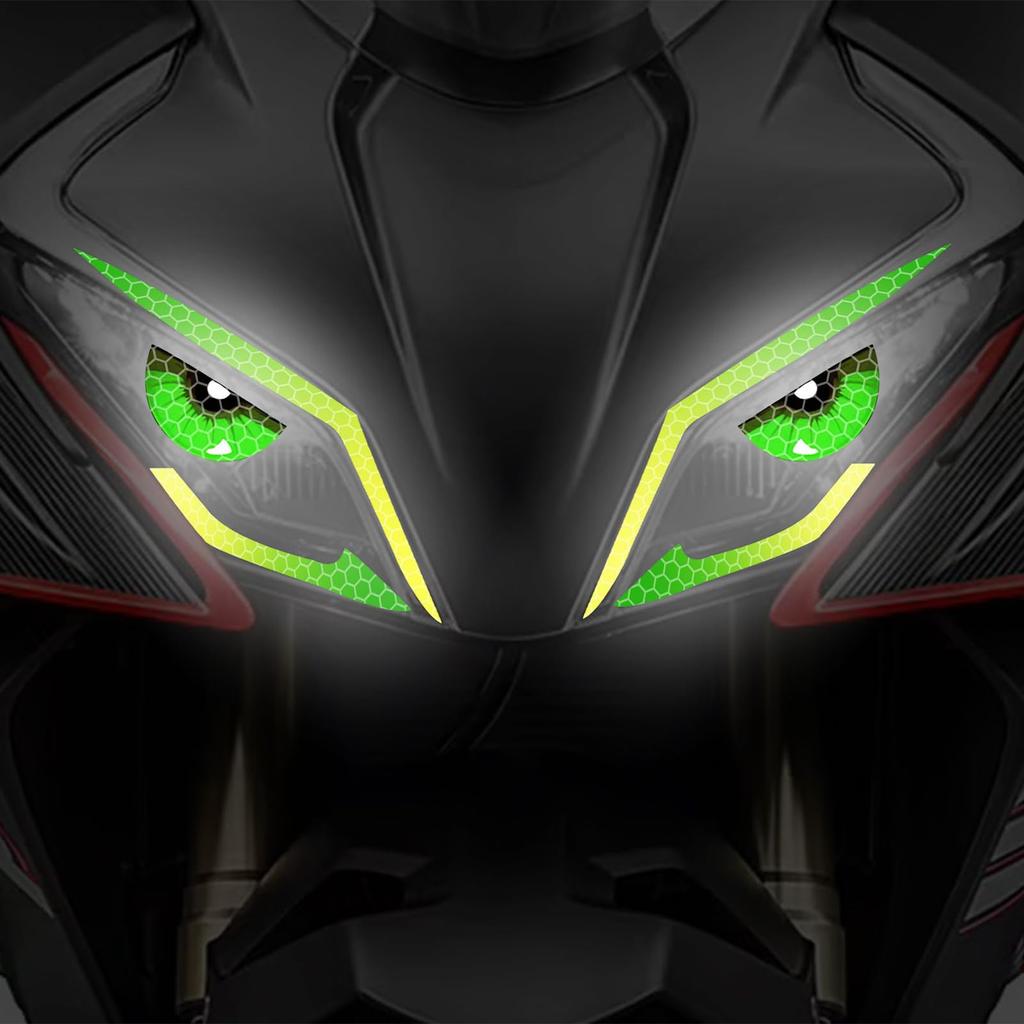 headlight decal sticker car reflective sticker headlight eye sticker car decor 19.4 x 5.5 inches