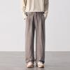 Light Straight Casual Pants Men's Spring New Simple and Versatile Slightly Loose Drape Comfortable and Easy To Take Care of Commuter Trousers