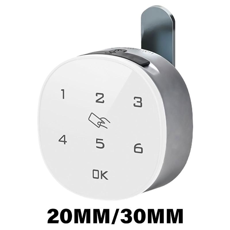 Secure Multiple Unlock Drawer Lock Fingerprint Card & Keypad Entry Intelligent Fingerprint Lock for Furniture Security