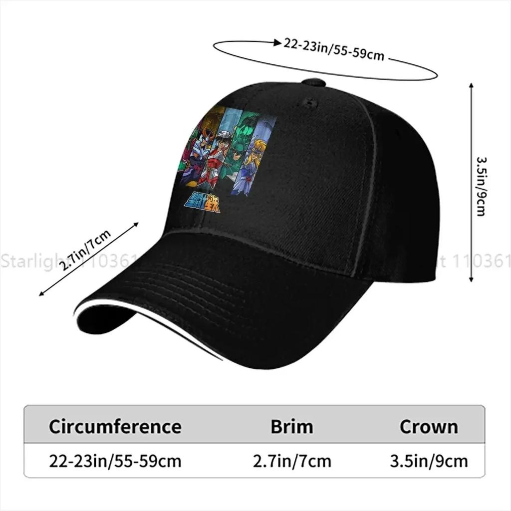 Team Baseball Cap Men Hats Women Visor Protection Snapback Saint Seiya Caps