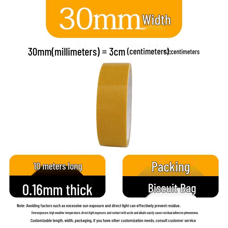 High-Viscosity Transparent Double-Sided Cloth Tape for Carpets and Leather, Seamless & Easy-Tear