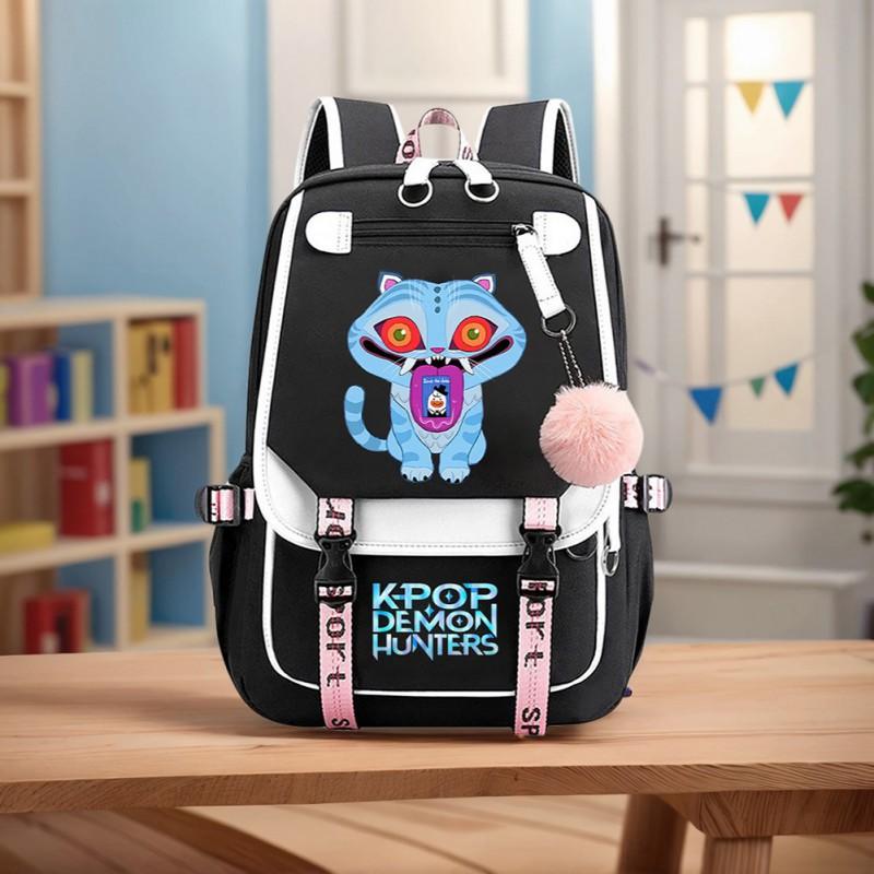 Stylish Anime Kpop Inspired Large Capacity Backpack Women Students Travel Campus Daily Use