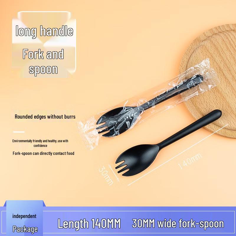 COFLYEE Individually Wrapped Disposable Plastic Cutlery