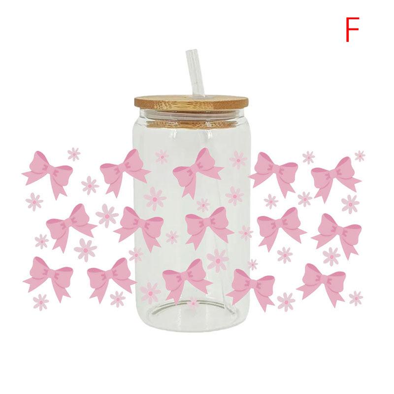 

3D UV DTF обертывания переводные наклейки для 16 унций стеклянной чашки DIY водонепроницаемые обертывания переводные наклейки для кофейной чашки пивные бокалы кружка