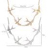 Women Ins Collarbone Chain Birds Necklace Jewelry Accessories
