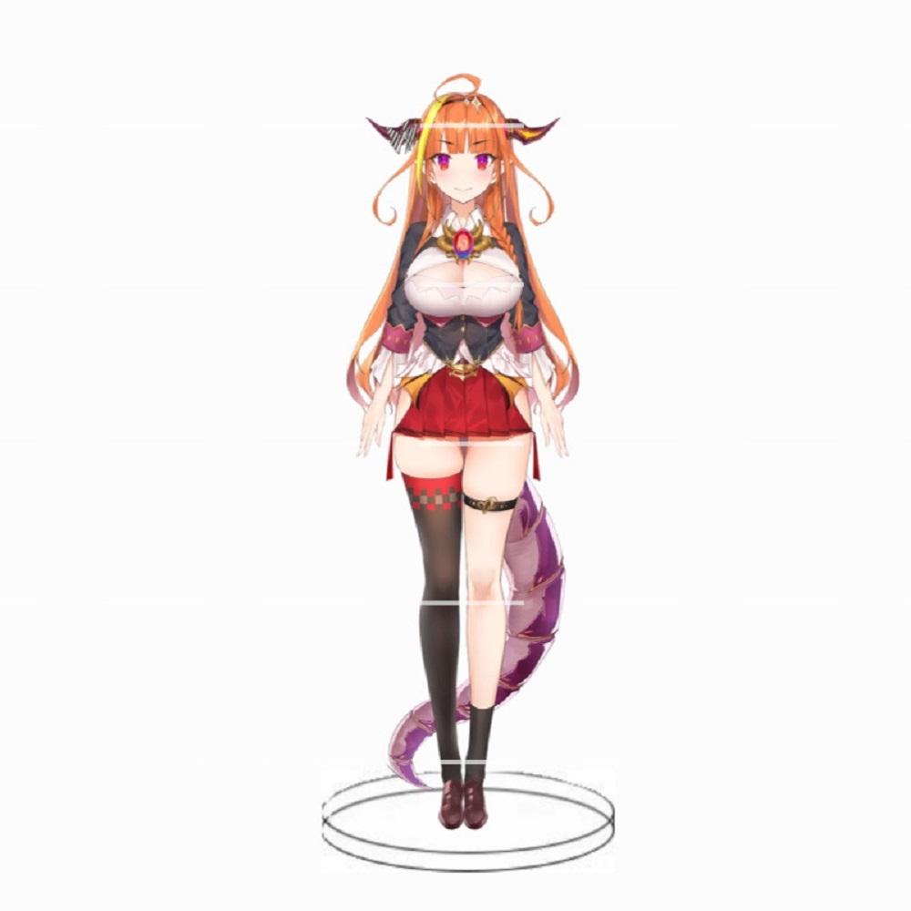 Animation Hololive anchorwoman acrylic insert card white blowing snow summer color festival animation peripheral decoration