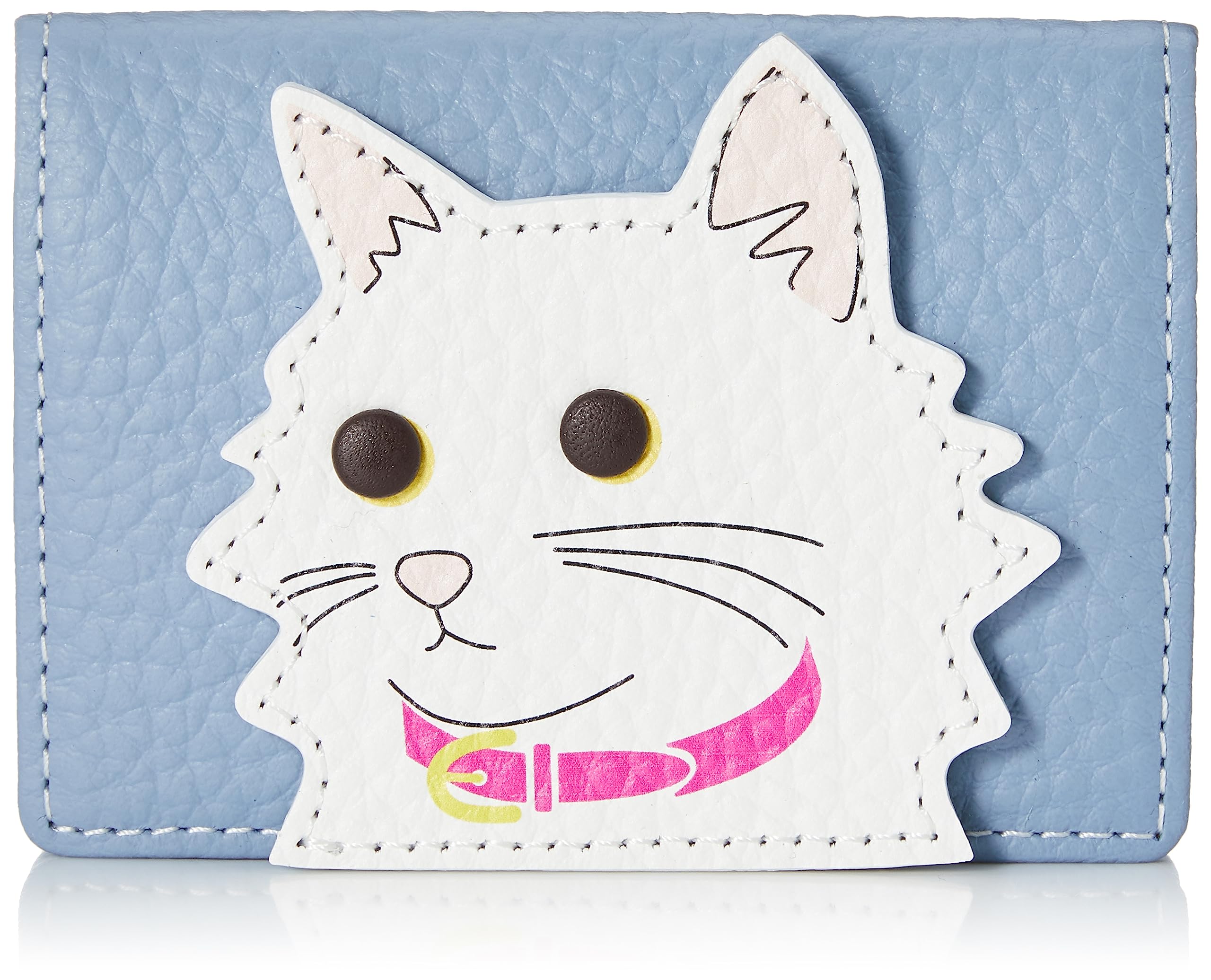 

Cat Coin Purse PH0748 Blue Gray 84842 [Kitamura] Women s (Persian)