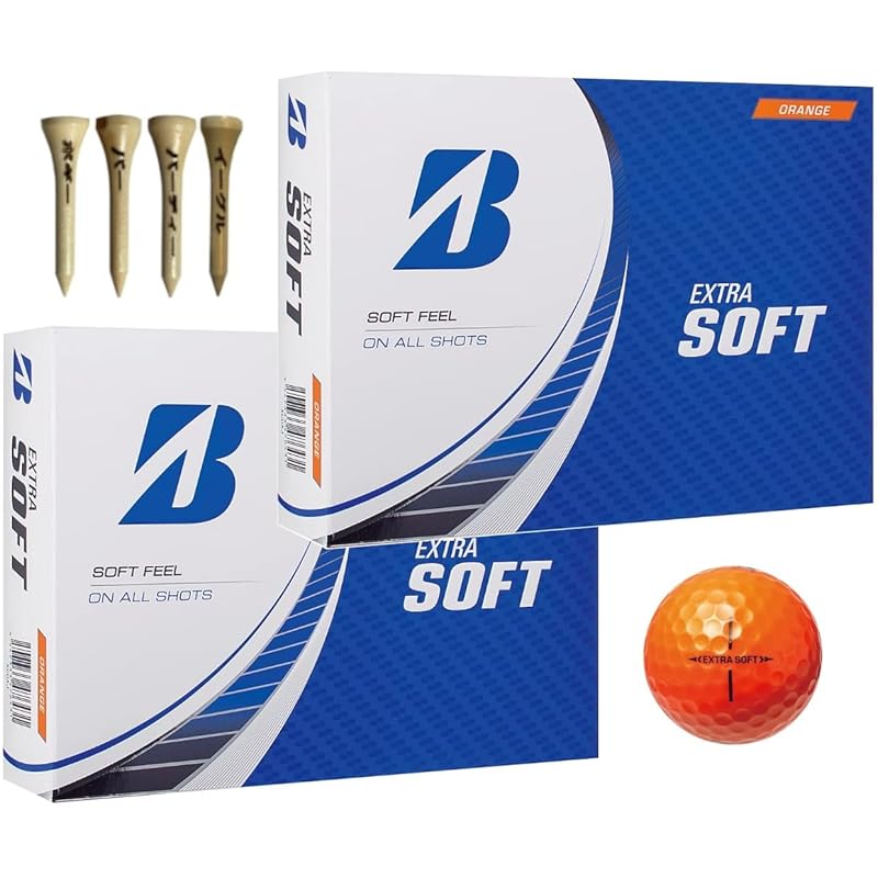 

golf ball EXTRA SOFT extra soft 2023 model With bonus (2 dozen_orange)