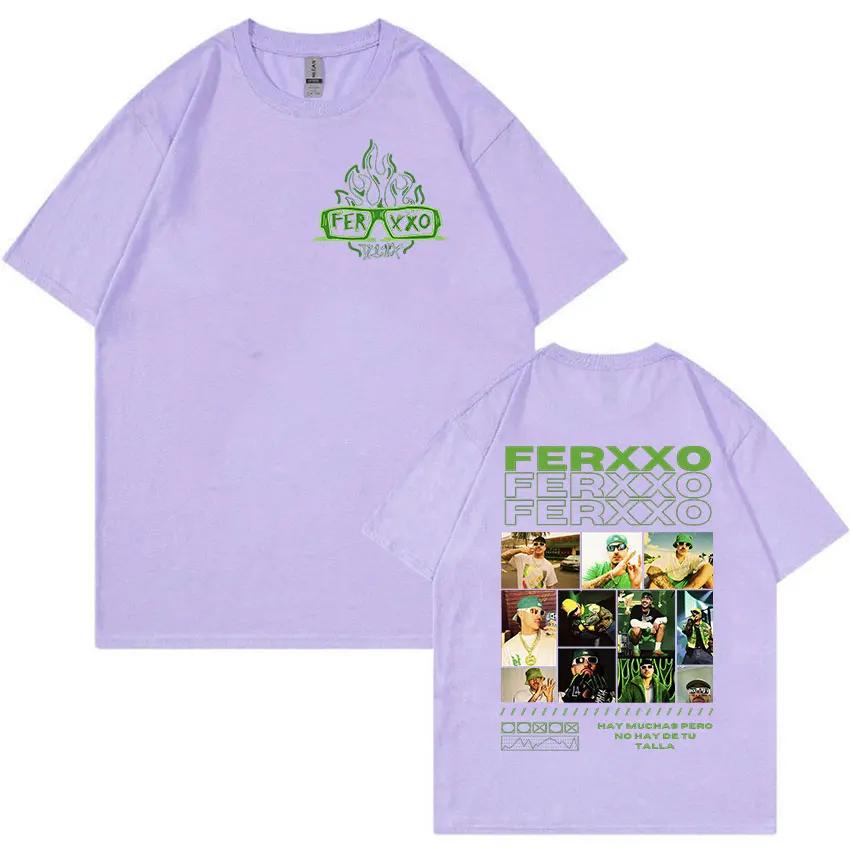 Rapper Feid Ferxxo 2024 Graphic T Shirt Mens Hip Hop Fashion High Quality TShirts Vintage Oversized Cotton Tshirt Streetwear