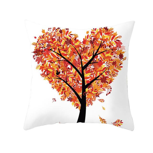 Colorful Tree Printing Decorative Pillowcase Colorful Tree Pillow Case Polyester Tree Pattern Pillow Cover Kussensloop Zt287