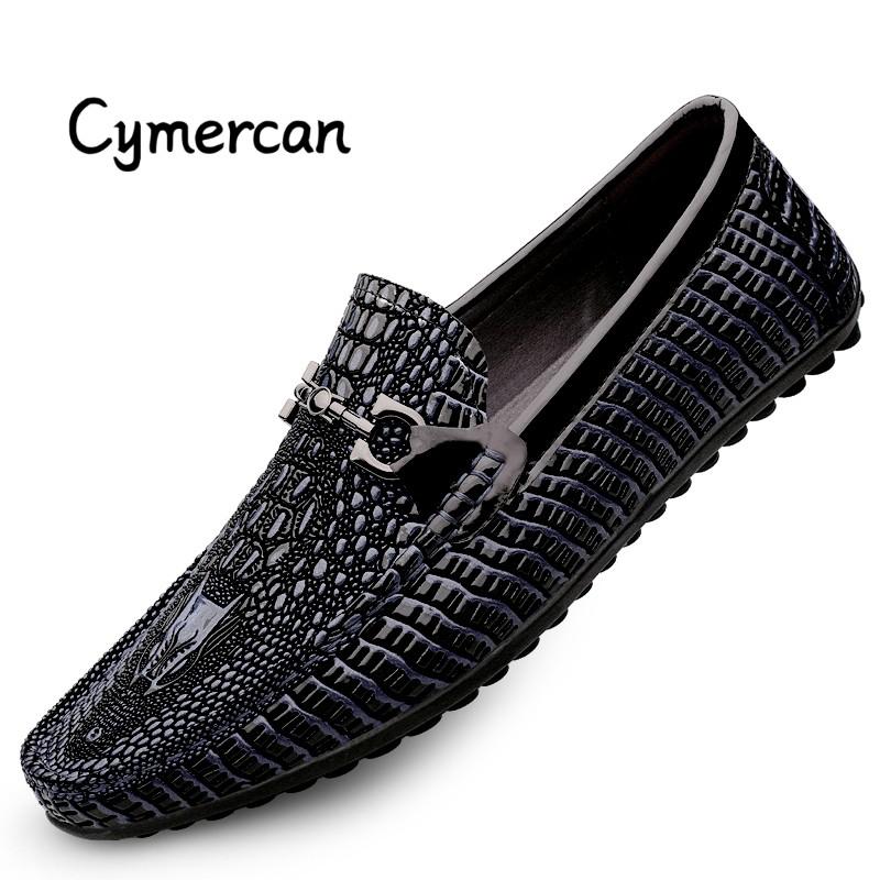 Fashion Fashion Luxury Brand Men's shoes Crocodile Pattern Mocassins Comfy Slip On Loafers Italian Formal Designers Driving Casual shoes