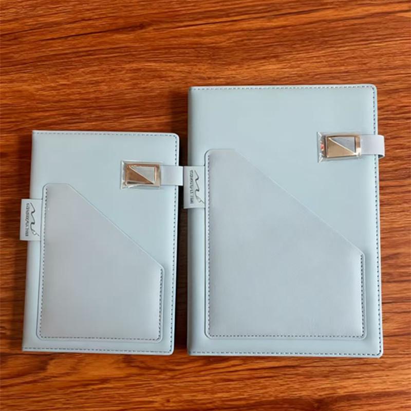 Xitong 981 A5 Notebook with New Buckle Pen Holder, B5 Insert Pocket, Page Numbers, and Thick Inner Pages