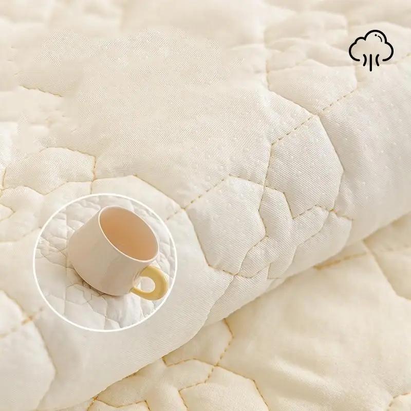 1pcs Simple Washed Cotton living room sofas Mat Four Season Universal  Non-slip Dustproof Couch blankets Protector Cushion