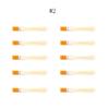 5/10/12pcs/Set Memory Nylon Paint Brushes for Acrylic/Oil/Watercolor Drawing Wooden Synthetic Bristles Easy To Clean BBQ Brush