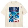 Camiseta con Estampado de Manga Corta de Verano Akira de Manga Caliente Camisetas de Algodón de Alta Calidad Ropa para Hombre y Mujer Camiseta Vintage Oversize