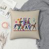 Greyhound Semaphore Whippet Sighthound Dog Square Pillowcase Pillow Cover Cushion Throw Pillow for Home Bedroom Car