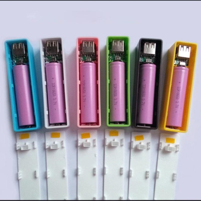 Color Battery Shell Case For 1Pc 18650 Power Battery Enclosure with Easy Assembly and Slip Proof Surfaces