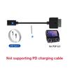 Typ-C Buchse auf Retro-Spielekonsole Ladekabel-Adapter für PSP 1000 2000 3000 PSP GO Wii U NDSi 3DS USB-C Stromkonverter