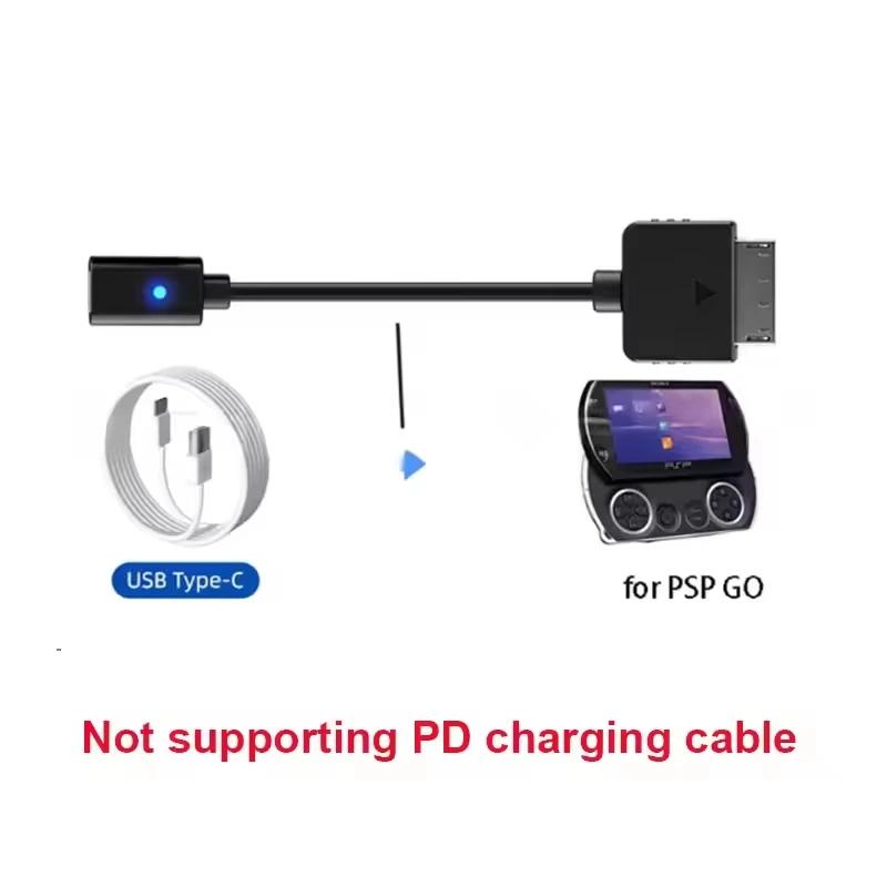 Typ-C Buchse auf Retro-Spielekonsole Ladekabel-Adapter für PSP 1000 2000 3000 PSP GO Wii U NDSi 3DS USB-C Stromkonverter