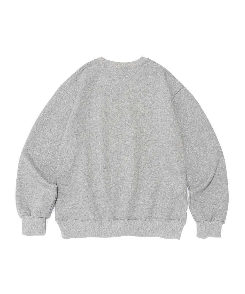 ANALOG MOOD Soft Plain Sweatshirt (Gray)