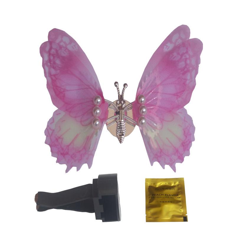 Crerative Moving Butterfly Car Air Outlet Perfume Decoration Clip Car Interior Aromatherapy Fresheners Diffuser Accessory