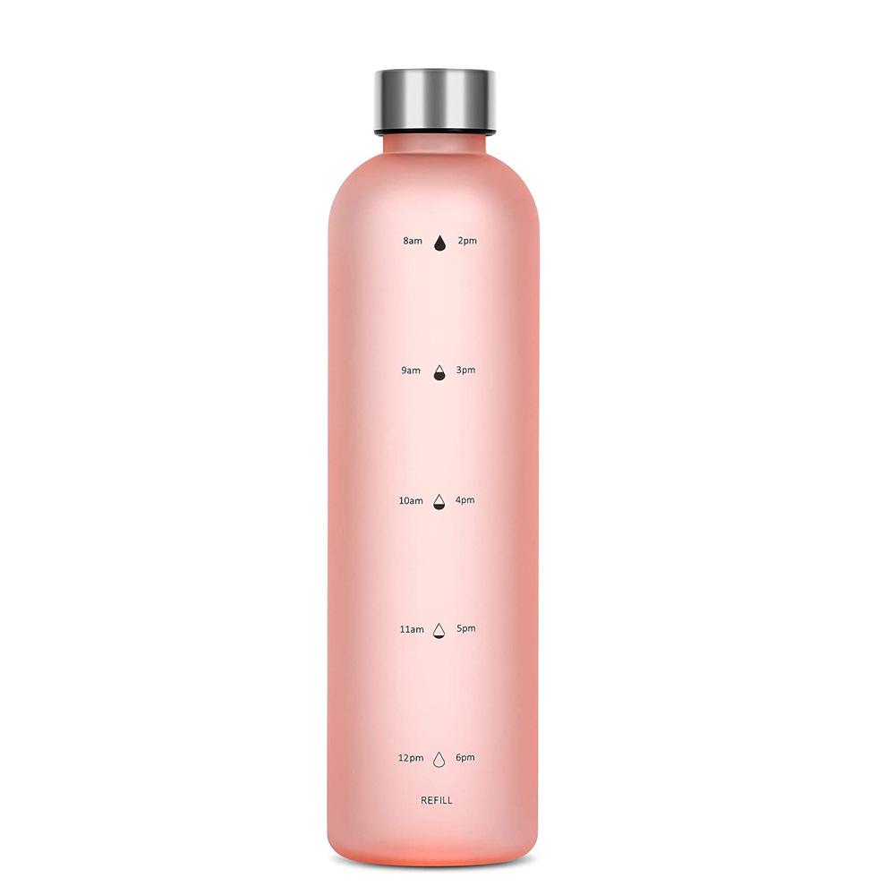 Tritan 1000ml Gradient Sports Water Bottle - Large Capacity, Portable, Outdoor Fitness Cup