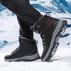 Winter Men's Boots Windproof Snow Boots Warm Plus Velvet Men's Cotton Shoes Non-slip Hiking Boots Comfortable Male Casual Shoes