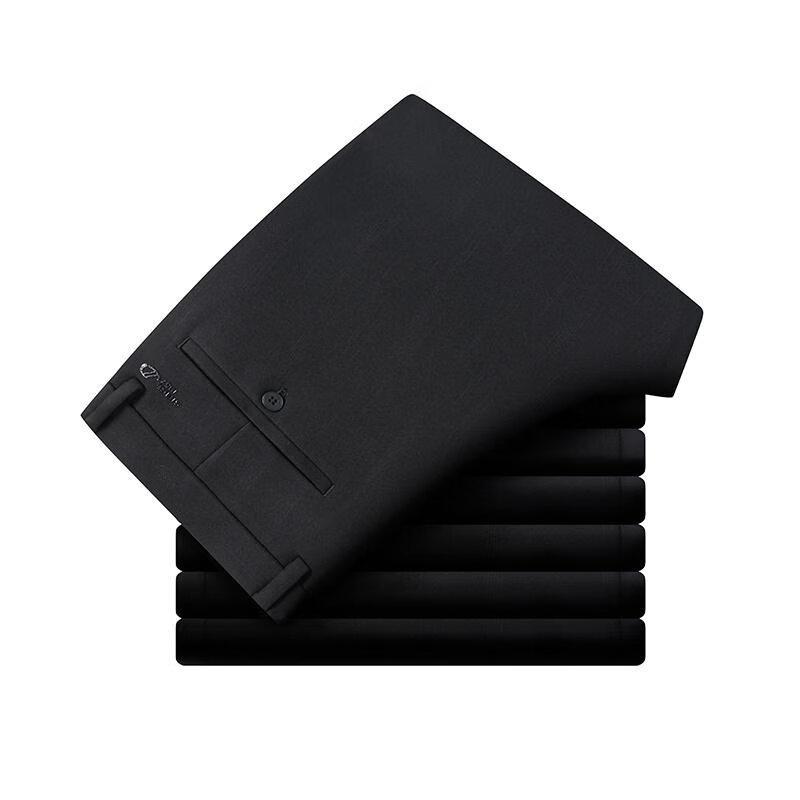 Fengxun Men's Straight-Fit Casual Trousers