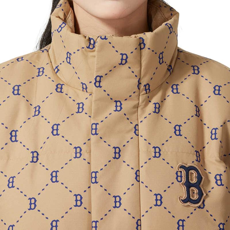 MLB Basic Boston Red Sox Down Jacket Unisex Light Beige 3ADJM1046-43BGL