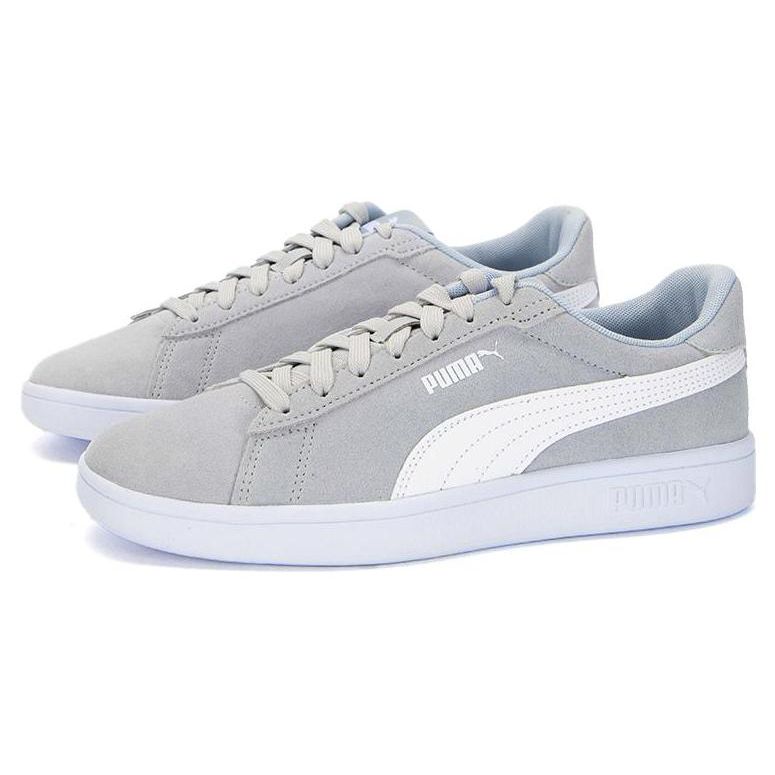 Puma Smash 3.0 Durable Breathable Low-Top Sneakers Unisex Sneakers Gray 390984-04