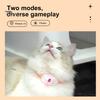 Wearable Automatic Cat Toys with Light Point Electric Kitten Collar Toy Rechargeable Interactive Collar for Indoor Cats