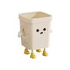 Creative & Cute Cartoon Trash Can - Large Capacity Wastepaper Basket for Kids' Bedroom or Bathroom