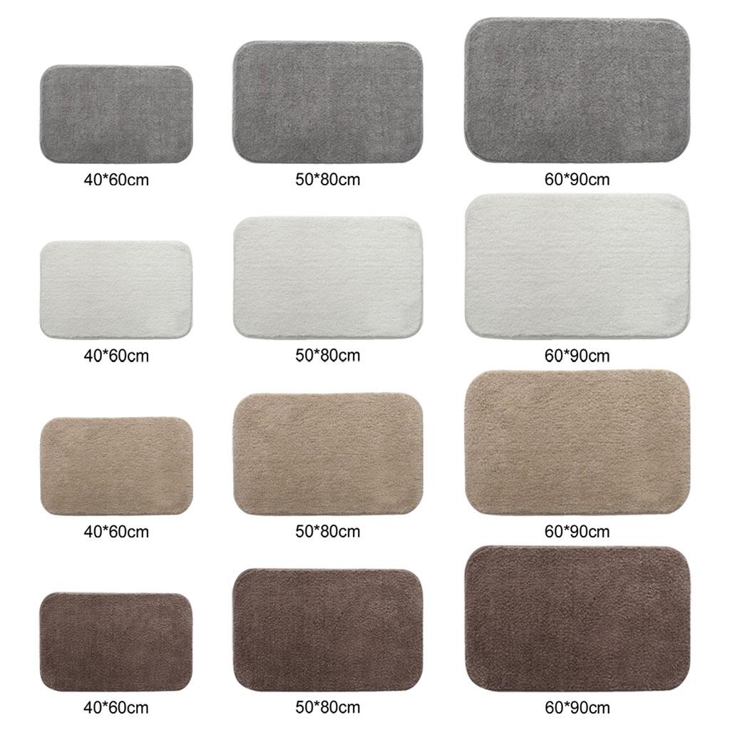 Bathroom Rug Non Bath Mat for Water Absorbent Comfortable Carpet