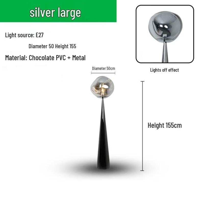 

Pailide Nordic Lava Floor Lamp