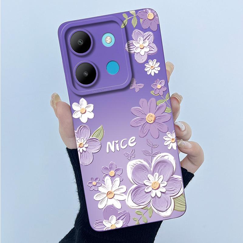 For Infinix Smart 7 X6515 Case Smart 7 HD X6516 Fashion Simplicity Cover Soft Silicone Phone Case For infinix Smart7 Plus Shells