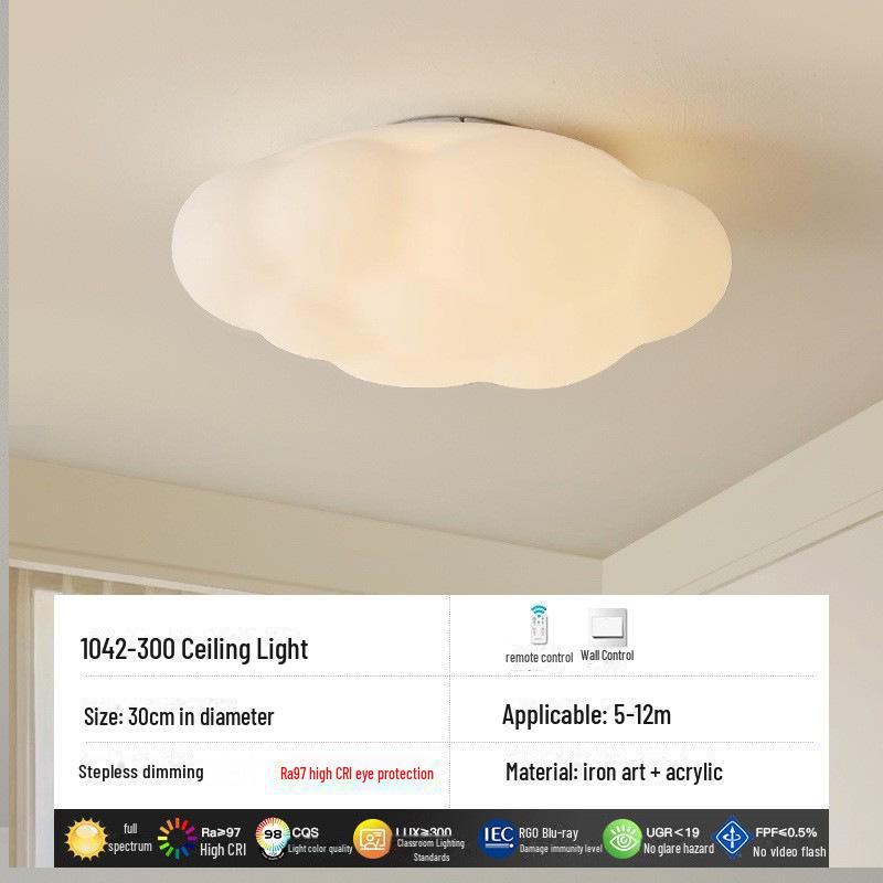 Cloud Chandelier: LED Full Spectrum Ceiling Lamp for Bedroom, Corridor, and Restaurant