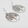 925 Sterling Silver Earring, Tree of Life Earrings, Designer Earrings, Silver Tree of Life Earrings, Gift for Her, Handmade Earrings